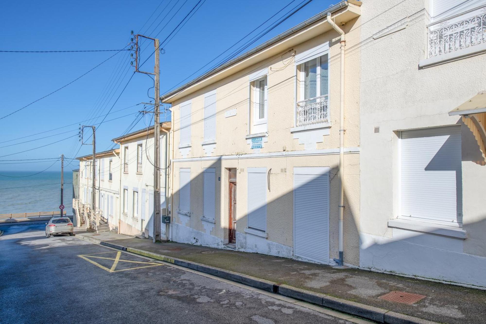 L'Echappee Bleue - Appt Pour 4 Vue Mer Ault Luaran gambar