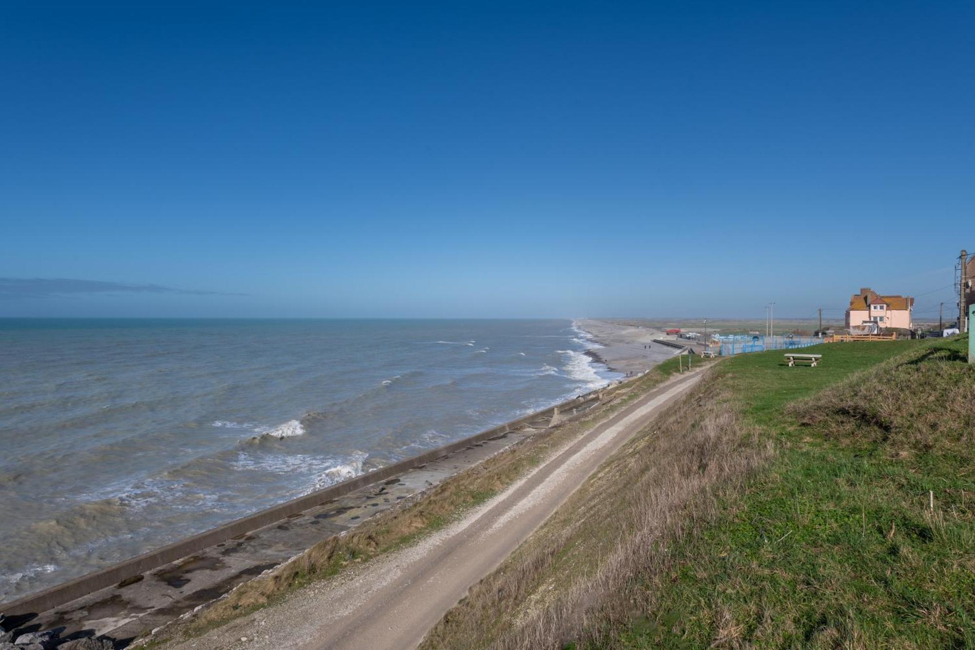 L'Echappee Bleue - Appt Pour 4 Vue Mer Ault Luaran gambar