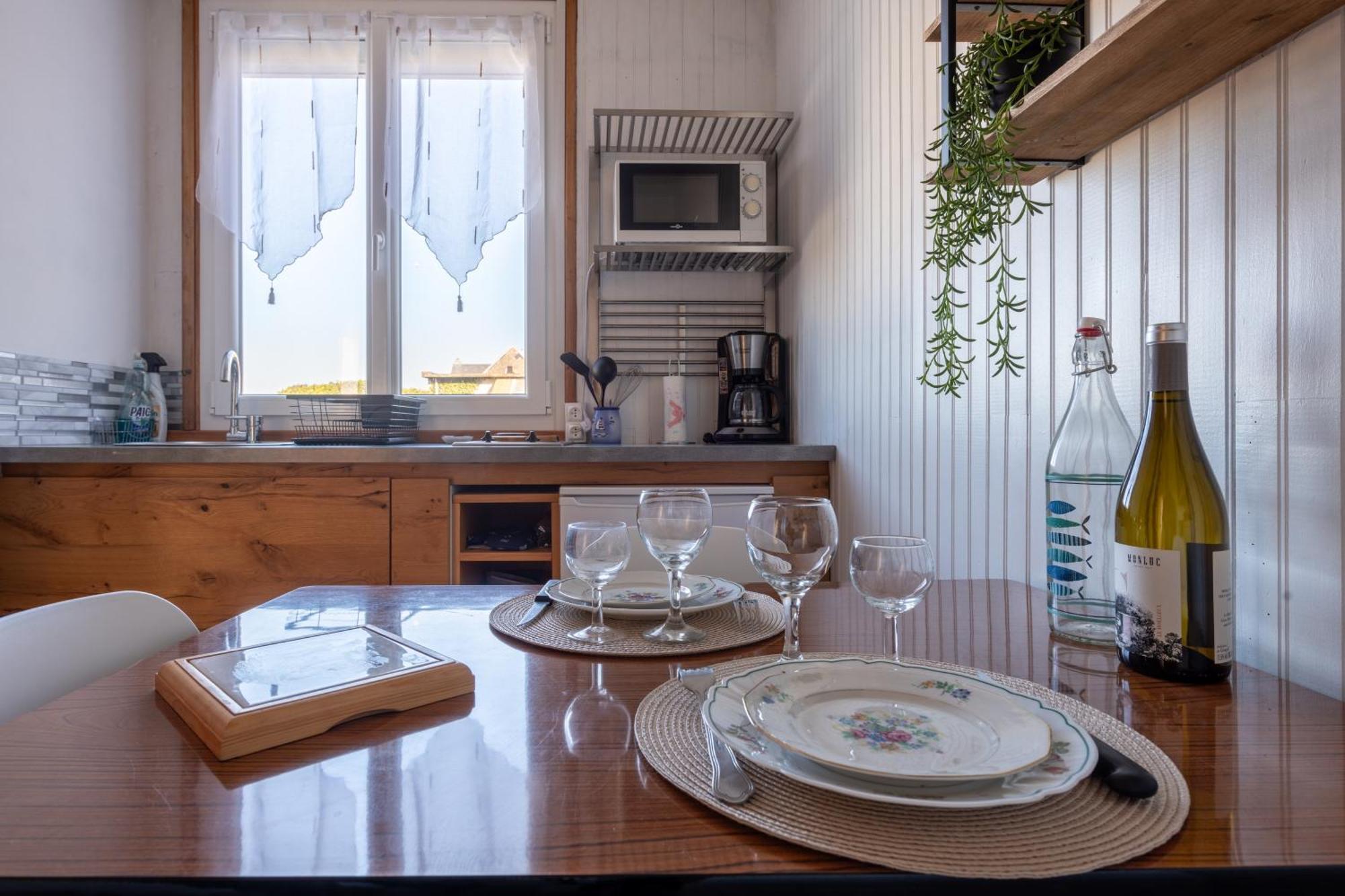 L'Echappee Bleue - Appt Pour 4 Vue Mer Ault Luaran gambar